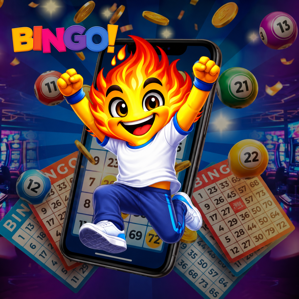 Mascote Boom Games